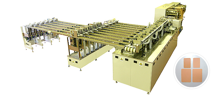  Plaster die-cutting, stacking, packing, and inspection line